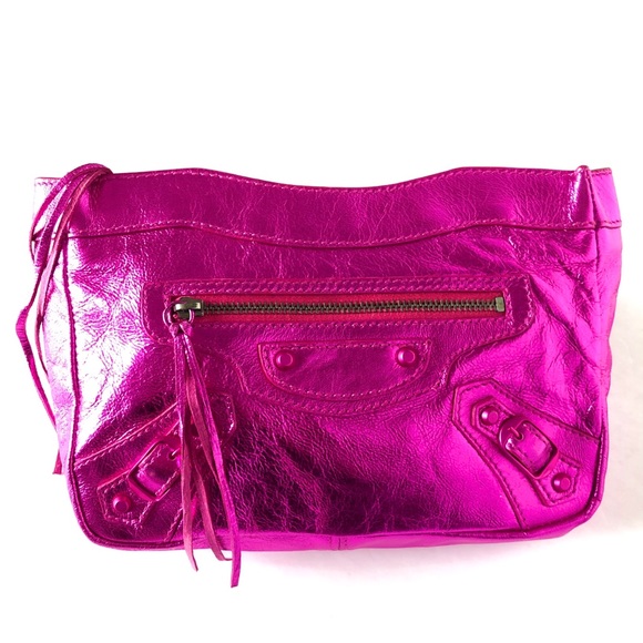 Balenciaga metallic mini clutch. - Picture 3 of 10